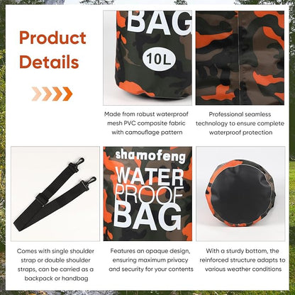 Waterproof Dry Bag 5L/10L/15L/20L/30L Roll Top Dry Storage Backpack - Image 5