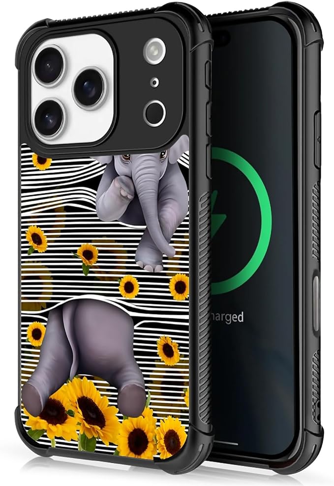 for iPhone 17 Pro Case, for MagSafe Graphic Design for Girl Boy Soft Silicone by FKBRCL4U