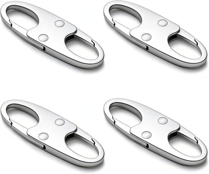 zelin Zipper Clips Anti Theft, Double Opening S Carabiner Theft Deterrent by zelin