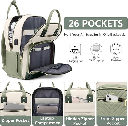 Laptop Backpack for Women Work Bag - Image 2