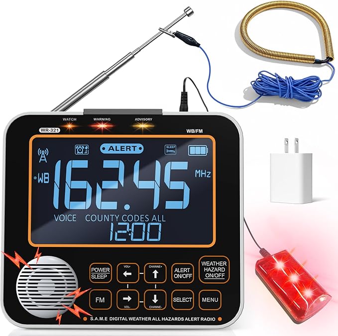 NOAA Weather Alert Radio for Home by yesiwtc