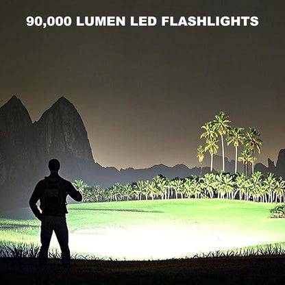 Lylting 4 Pack Rechargeable LED Flashlights High Lumens, 000LM Super Bright - Image 2