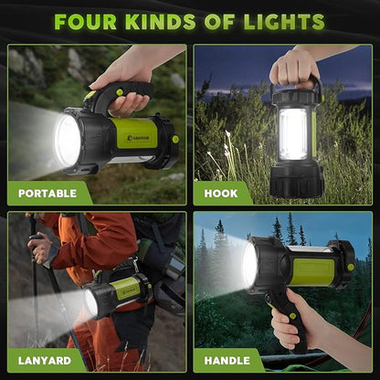 AlpsWolf Camping Lantern Rechargeable, 2 Pack Same LED Flashlight Spotlight - Image 2