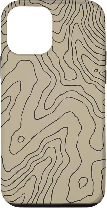 Coyote Country Guide Lines Topographical Contour Map Case by Unknown