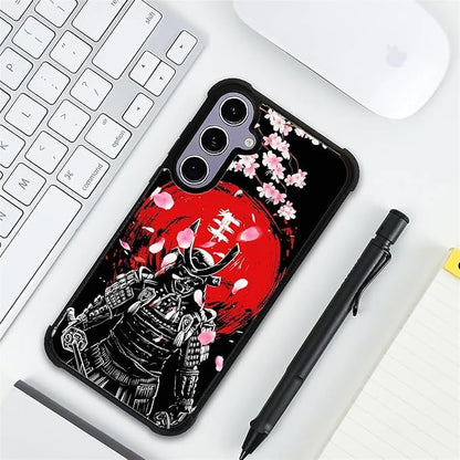 for Samsung Galaxy S24 S25 Case, Sakura Japanese Samurai Pattern Graphic Design - Image 7