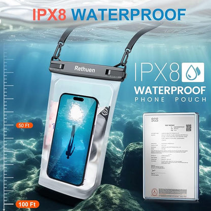 Large Floating Waterproof Phone Pouch, Water Proof Dry Bag - Image 4