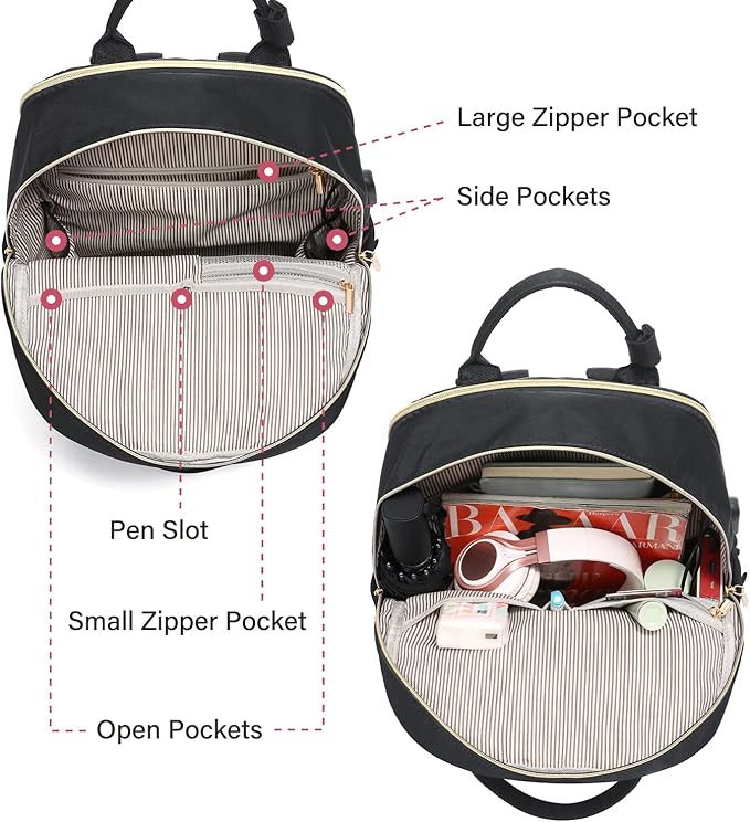 LOVEVOOK Laptop Backpack for Women 15.6 Inch Laptop Bag - Image 3
