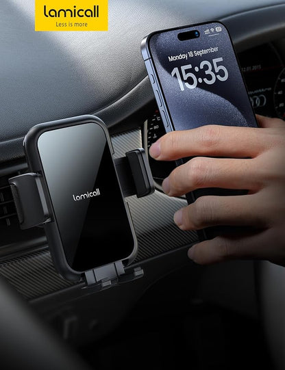 Lamicall 2026 Wider Clamp & Metal Hook Car Phone Holder Vent Phone Holders - Image 6
