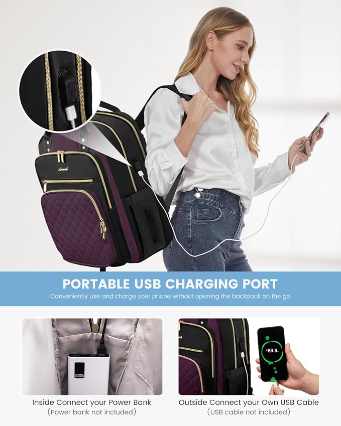 LOVEVOOK Laptop Backpack for Women - Image 7