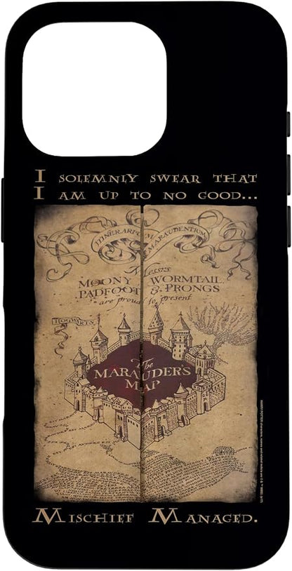 iPhone 16 Pro Harry Potter Marauder's Map Words Case by HarryPotter