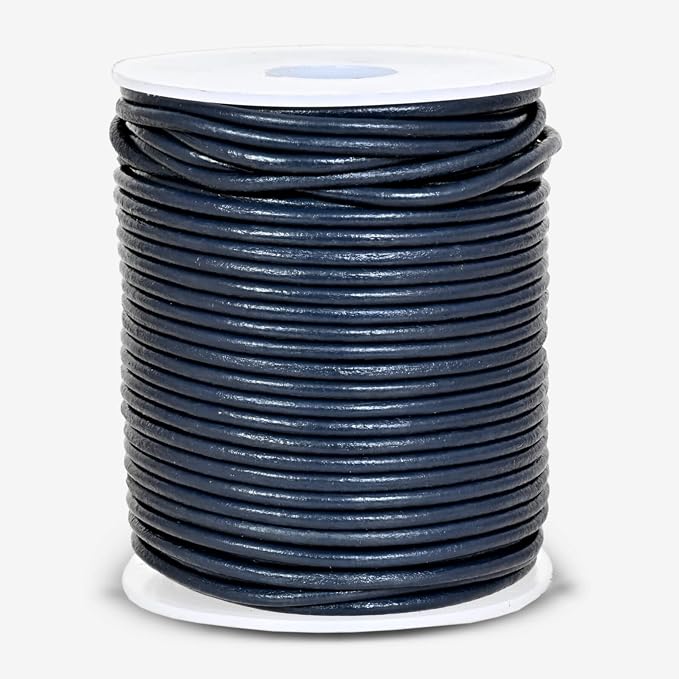 GENIQUE Real/Genuine Round Leather String Cord - Image 2