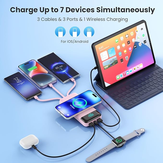YHO Wireless Portable Charger 40800mAh - Image 3