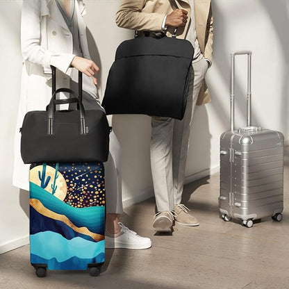 ANNA QUEEN Boho Night Desert Travel Luggage Cover -Stretchable Airplane - Image 8