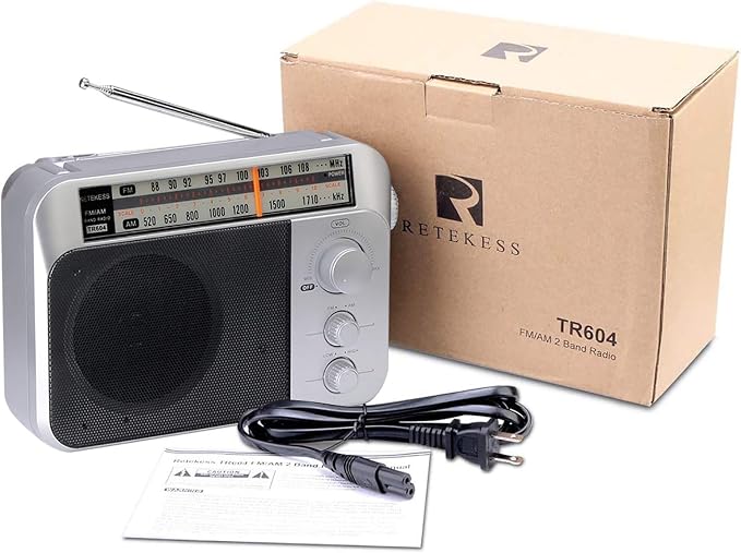 Retekess TR604 AM FM Radio Portable Transistor Analog Radio - Image 6