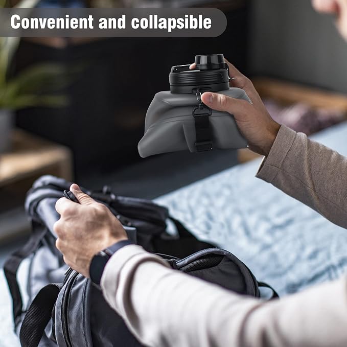 Collapsible Water Bottles, 2L/64OZ travel water bottle Bottle - Image 3