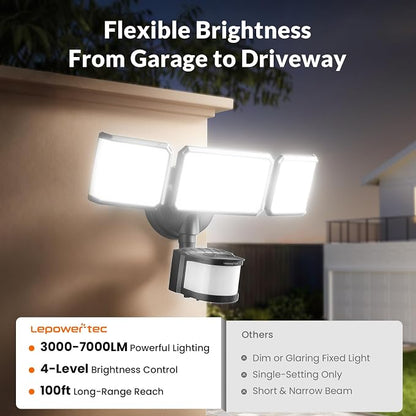LEPOWER-TEC Zero Blind Spots Outdoor Security Light - Image 4