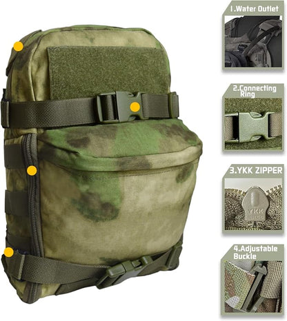 Tactical Hydration Backpack for 2L Hydration Bladder, Lightweight Hydration - Image 5