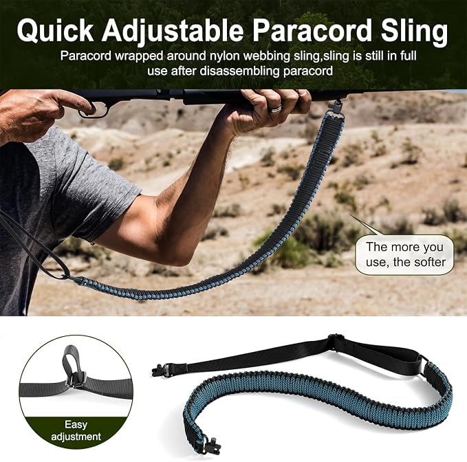 VVAAGG Two-Point Paracord Rifle Sling - Image 4