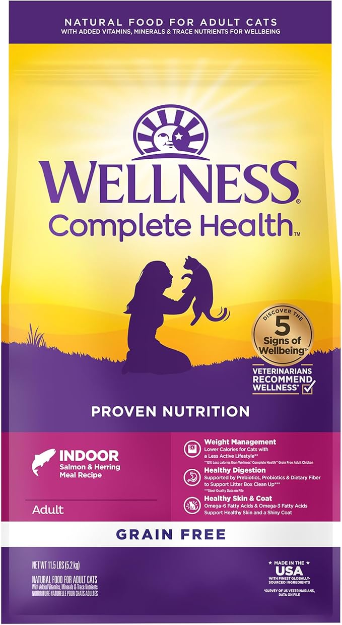 Wellness Complete Health Adult Dry Cat Food by WellnessNaturalPetFood