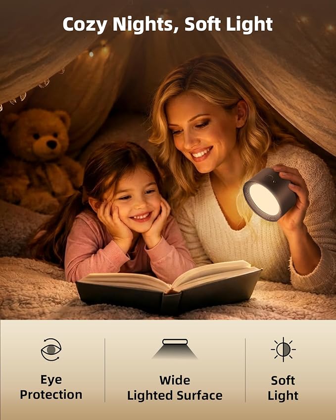 LED Wall Mounted Lights, Rechargeable Wall Sconce Lamps, 3 Color Temps & Remote - Image 3