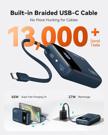 INIU 20000mAh Power Bank, Small Portable Charger, 45W PD Fast Charging Battery - Image 5