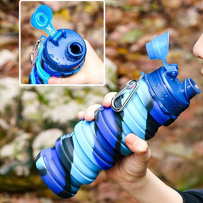 Collapsible Water Bottles Travel water bottle Sports Portable Sport Water - Image 6