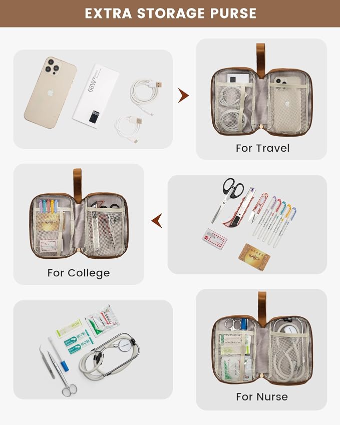 LOVEVOOK Laptop Backpack for Women, 15.6 Inch Work Laptop Bag - Image 7