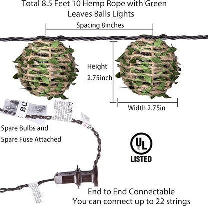 Decorative Lantern String Lights, Outdoor Plug in Hanging Lights - Image 4