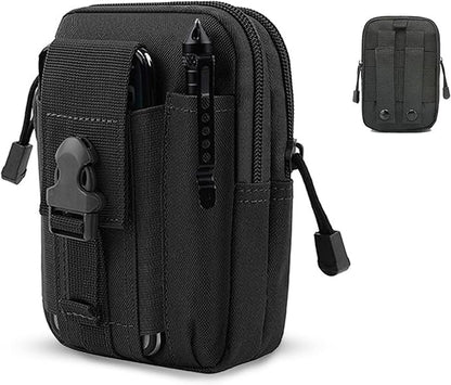 Belt Pouch, Tactical Molle Phone Pouch EDC Utility Pouches Waist Bag, Small - Image 8