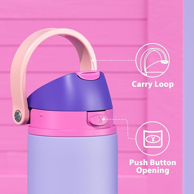 24 oz Insulated Water Bottle for Women: Meoky Stainless Steel Metal Water Bottle - Image 5