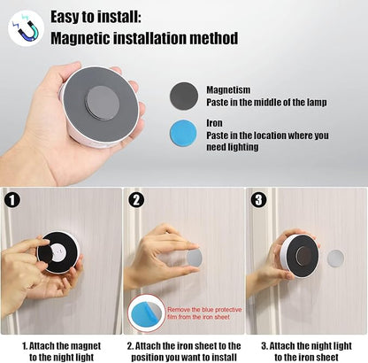 14 LEDs Motion Sensor Light Indoor, 6 Pack Upgraded Night Light USB Rechargeable - Image 5