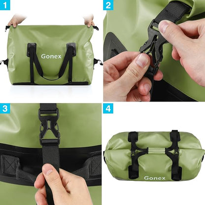 Gonex 40L 60L 80L Extra Large Waterproof Duffle Travel Dry Duffel Bag Heavy - Image 7