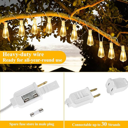 Brightever 50FT Outdoor String Lights Weatherproof, Patio Lights - Image 6