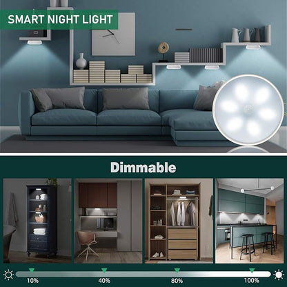 LED Closet Lights Wireless Motion Sensor Puck Light, Newest Version USB - Image 6