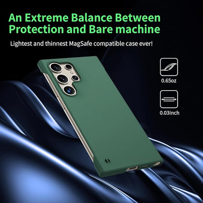 GRECAZO Slim Borderless for Samsung Galaxy S25 Ultra Phone Case 6.9" Ultra-Thin - Image 3