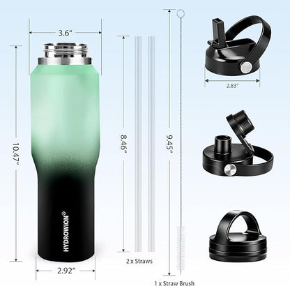 HYDROWION Water Bottle Stainless Steel, Vacuum Insulated Leak Proof Tumbler 32oz - Image 5