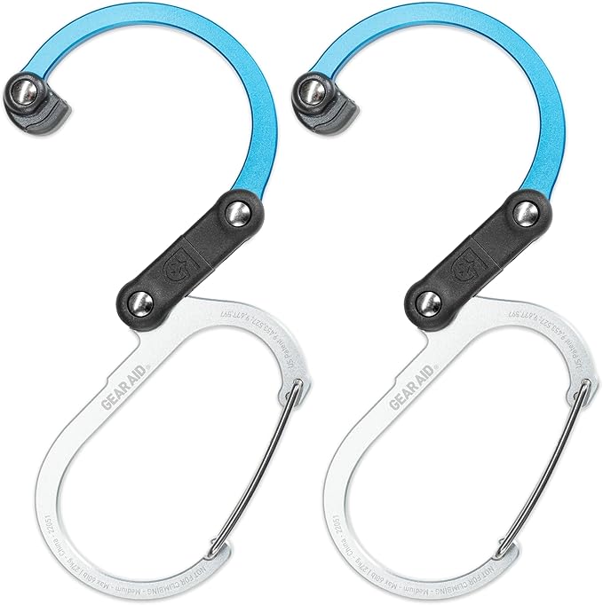 GEAR AID HEROCLIP 360° Swivel Carabiner Gear Clip and Hook by GEARAID