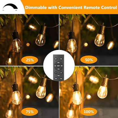 LED Outdoor String Lights, 150FT Waterproof Patio Light - Image 2