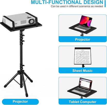 Projector Stand Tripod Adjustable, Laptop Height from 23.5 to 63.5 inches - Image 3
