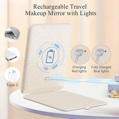 FUNTOUCH Rechargeable Travel Makeup Mirror - Image 2