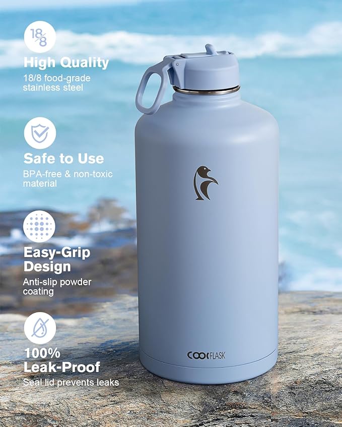 Coolflask 128 oz Gallon Water Bottle Insulated - Image 3