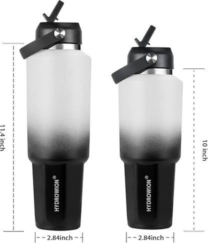 HYDROWION 40 oz Insulated Water Bottle, Car Water Bottle Holder - Image 6