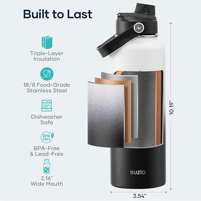 BUZIO Insulated Water Bottle - Image 4