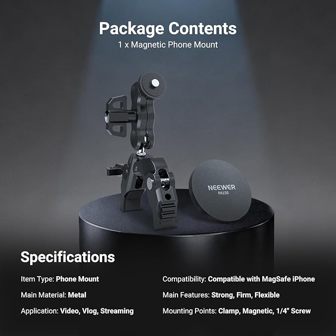 NEEWER Magnetic Phone Mount - Image 7