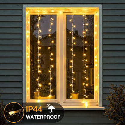 suddus Curtain Lights for Bedroom, 90 Led Hanging String Light Outdoor - Image 7