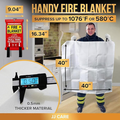 JJ CARE Fire Blanket – 5 Packs - Image 3