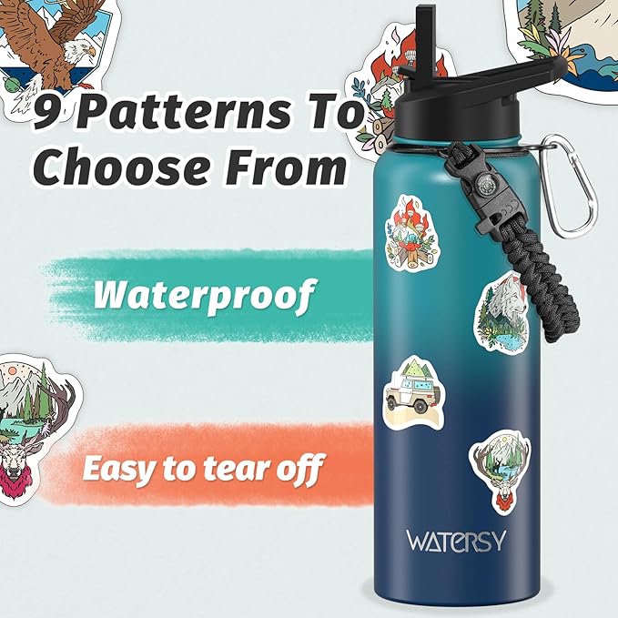 40oz Insulated Water Bottle, BPA Free&Leak Proof, Stainless Steel Water Flask - Image 4