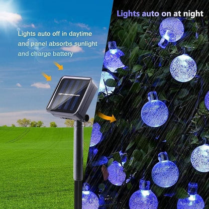 Toodour Solar String Lights Outdoor, 36ft 60 LED Globe String Light - Image 6