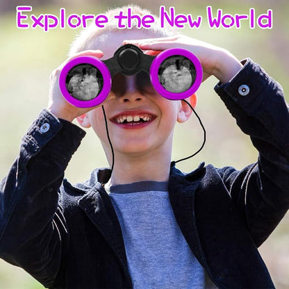 Scotamalone Kids Binoculars Shock Proof Toy Binoculars Set - Image 3