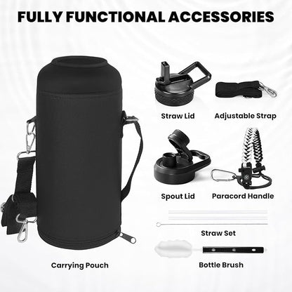 RAYMYLO Insulated Water Bottle 87 oz, Triple Wall Vacuum Stainless Steel - Image 6